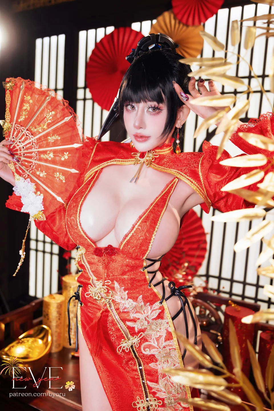 Byoru - Eve New Year Qipao Stellar Blade [62P,19V-2.47GB] tg@simisebaisi 【丝足阁】023.webp